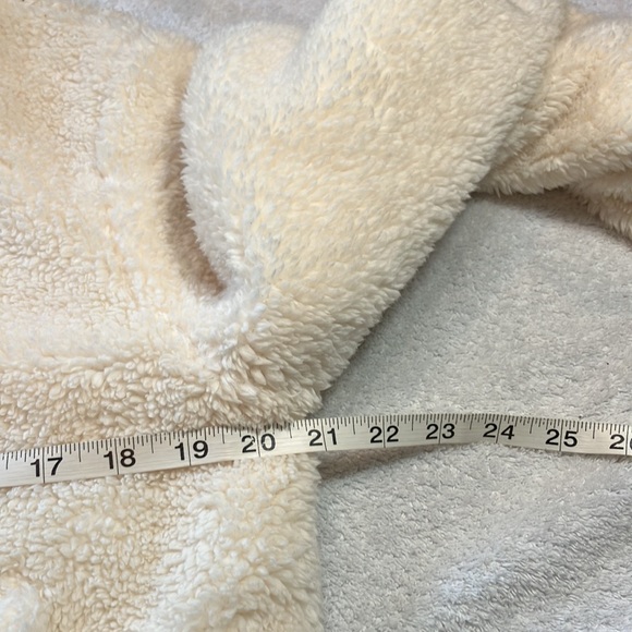 J Crew cream teddy zip up jacket - Picture 7 of 8